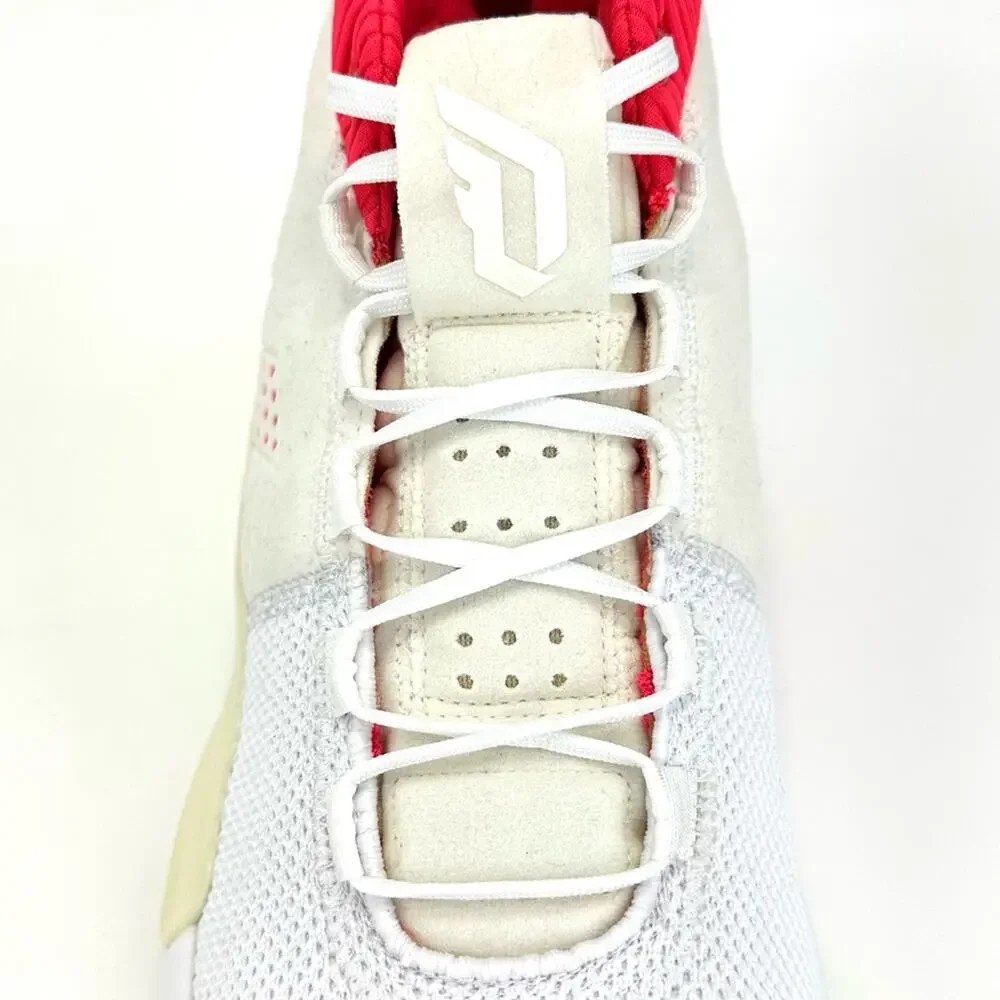 BB9312 Adidas Men Dame 5 All Skate Basketball Size 13 White Damian Lillard Shoes